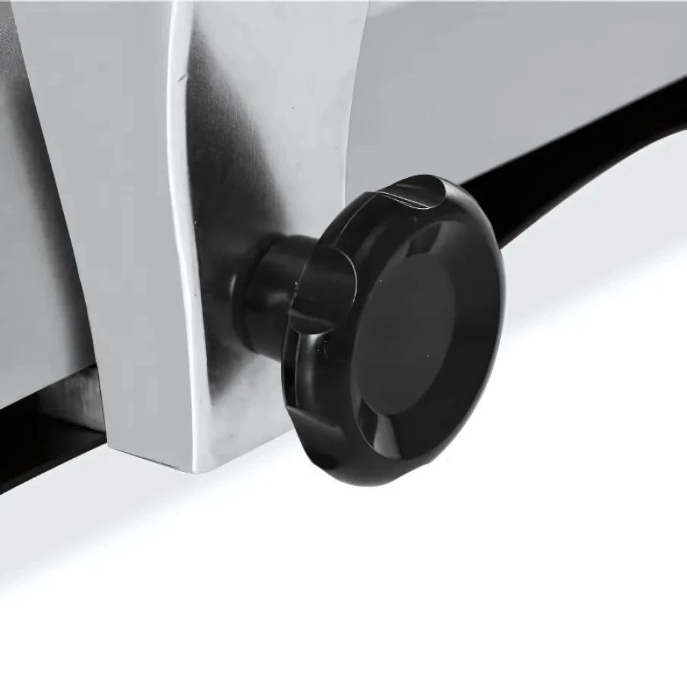 mobiliario-contract-cortadora de embutidos cuchilla 250 mm y potencia 240w aluminio anodizado y base lacada pekin 8
